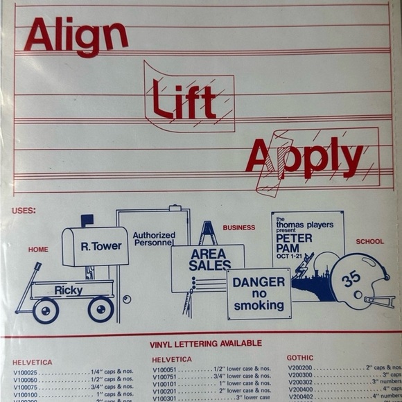 Zippy-Sign Vinyl Lettering 4” Gothic Numbers - Picture 2 of 2